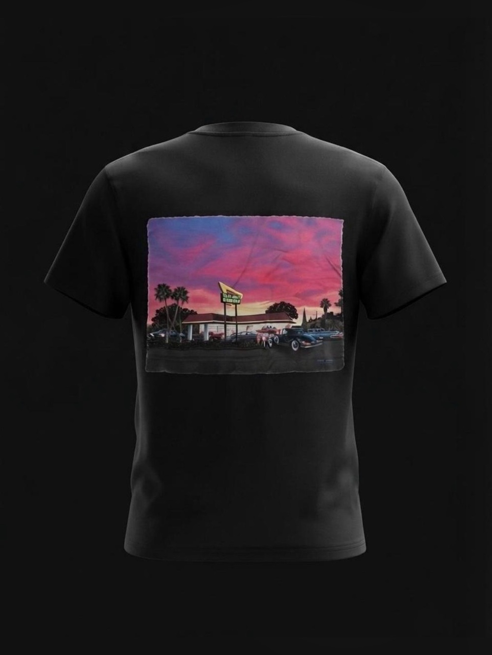 In-N-Out Burger California Mike Rider Graphic T-Shirt Black Men's Size Medium